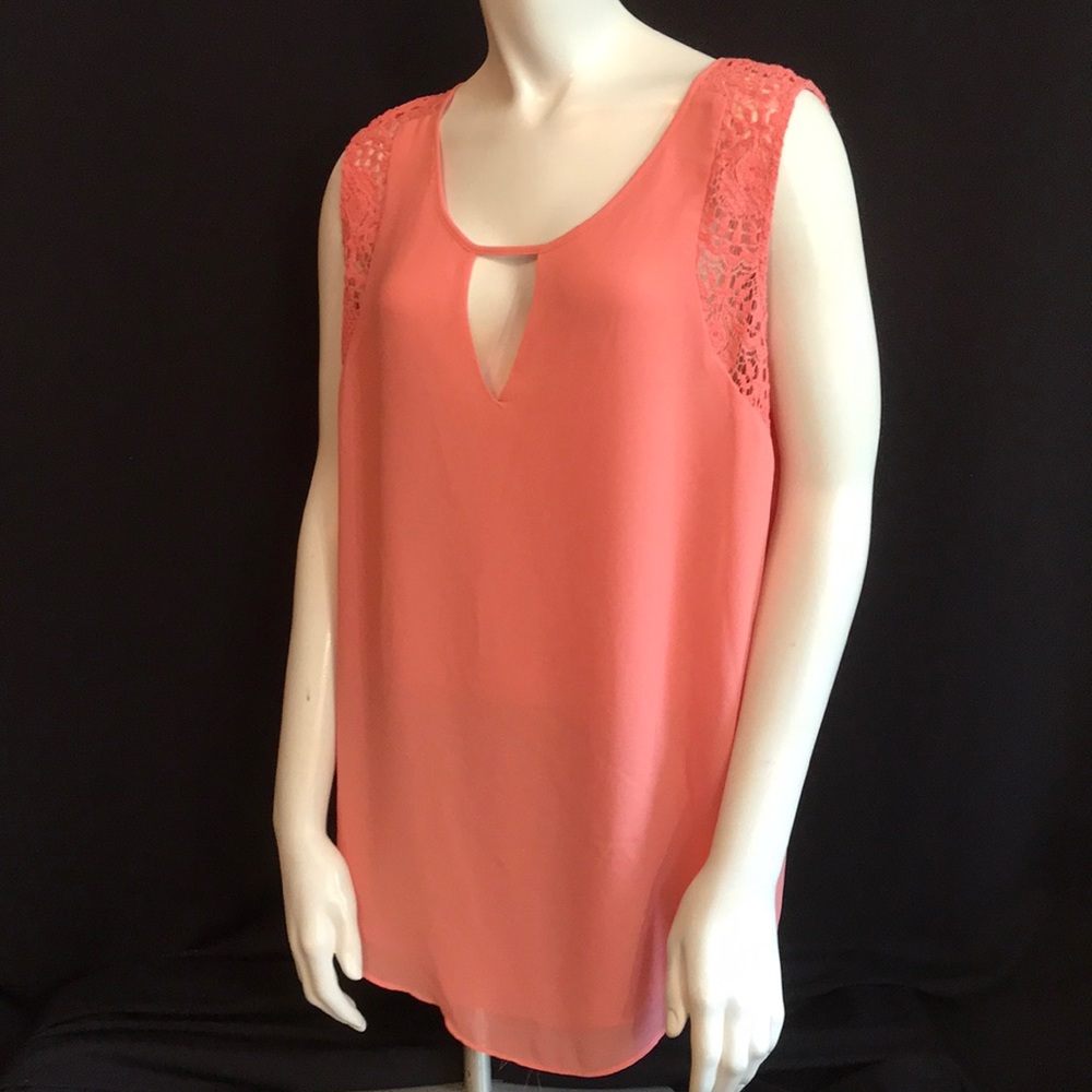 NWT Naked Zebra peach tank